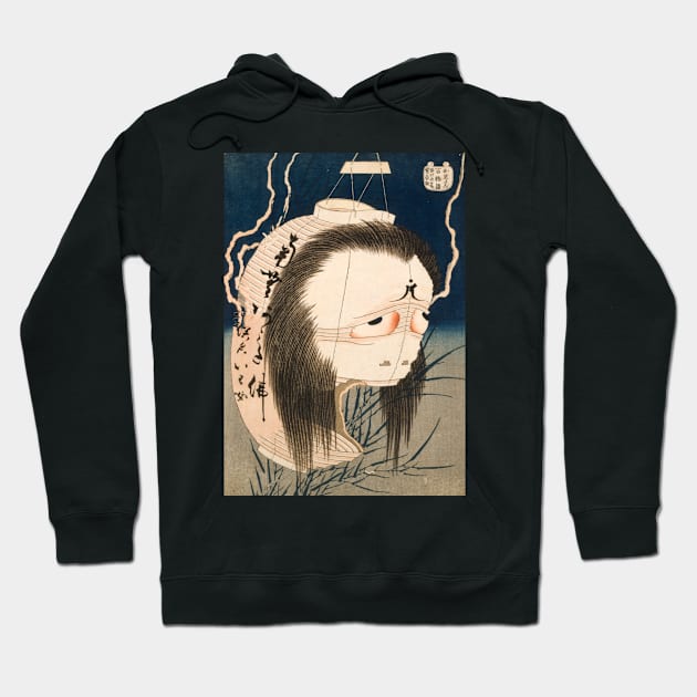 Hokusai Ukiyo-E Print Oiwa Hoodie by Underthespell